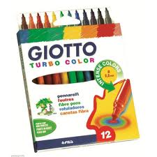 Giotto, turbo color stiften 12 stuks.-295