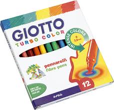 Giotto, turbo color stiften 12 stuks.-0