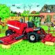 Haba, 3 legpuzzels landbouw machines.-2042