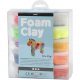 Foam Clay® - Assortiment, kleuren assorti, basis, 10x35gr-2293